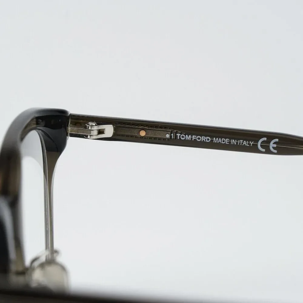 Tom Ford Women Eyeglasses Grey Blue Block Square FT5776-D-B/O 020 BRAND NEW
